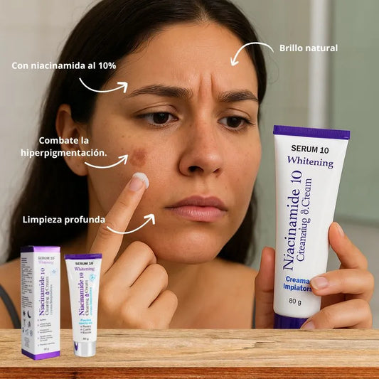 Jabón Facial Niacinamida - Serum 10® Combate la hiperpigmentación